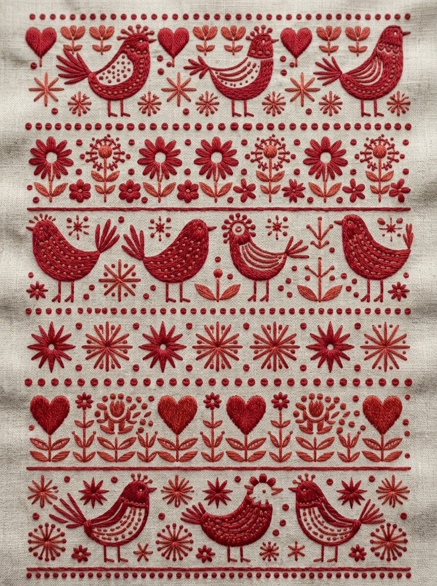 Scandinavian Folk Embroidery Book 45 Product Book 4 digital PDF embroidery design book - product image 19