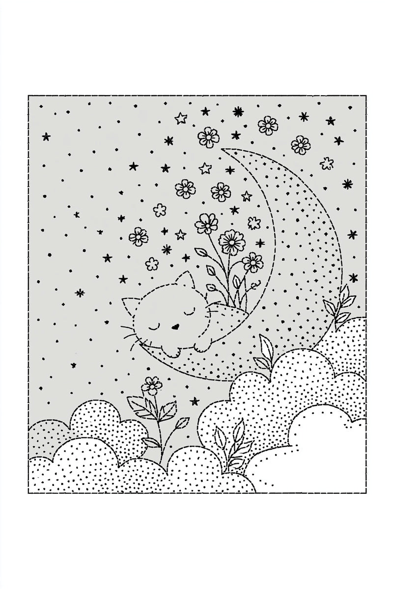 Nursery Pillow Front Motif Baby from Baby & Kids Embroidery Book 3, a digital embroidery design reference for machine embroidery designs, embroidery patterns and linen and home textile projects.