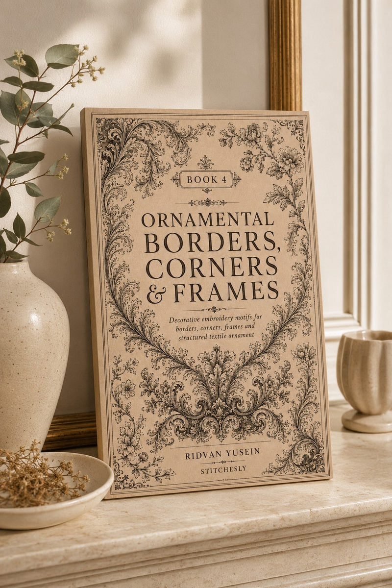 Ornamental Borders, Corners & Frames Book 2 Product Book 4 digital PDF embroidery design book - product image 31