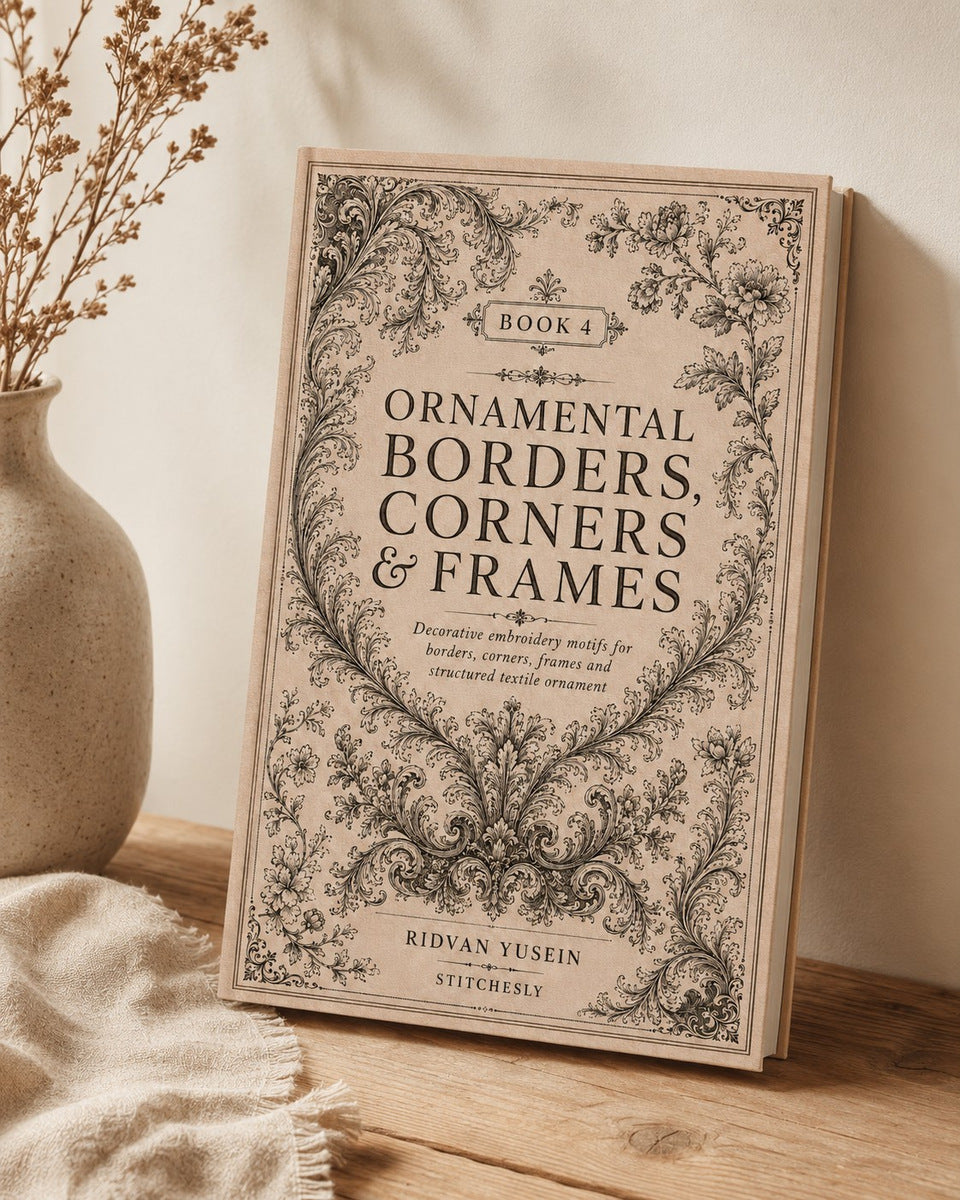 Ornamental Borders, Corners & Frames Book 2 Product Book 4 digital PDF embroidery design book - product image 32