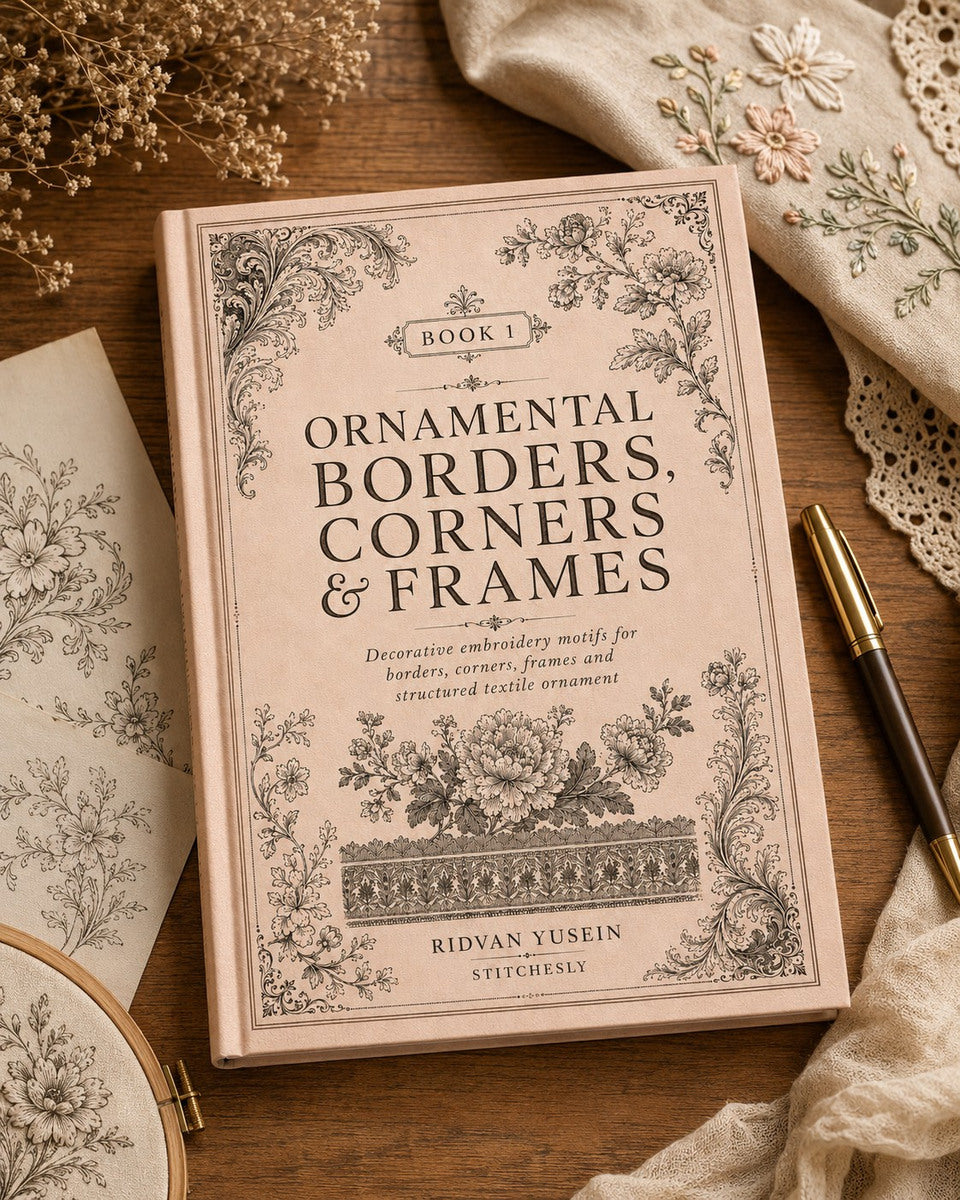 Ornamental Borders, Corners & Frames Book 2 Product Book 1 digital PDF embroidery design book - product image 49