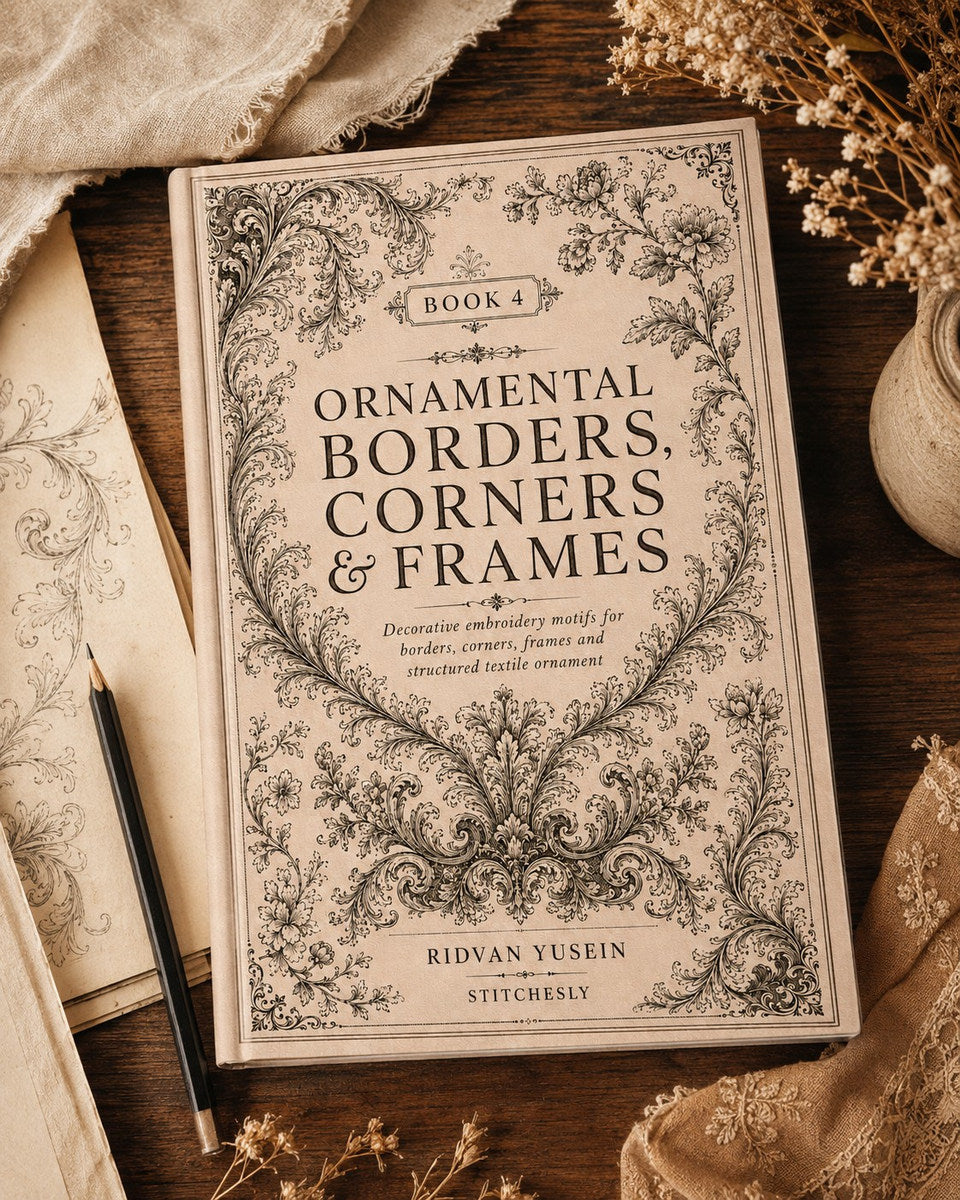 Ornamental Borders, Corners & Frames Book 2 Product Book 4 digital PDF embroidery design book - product image 30