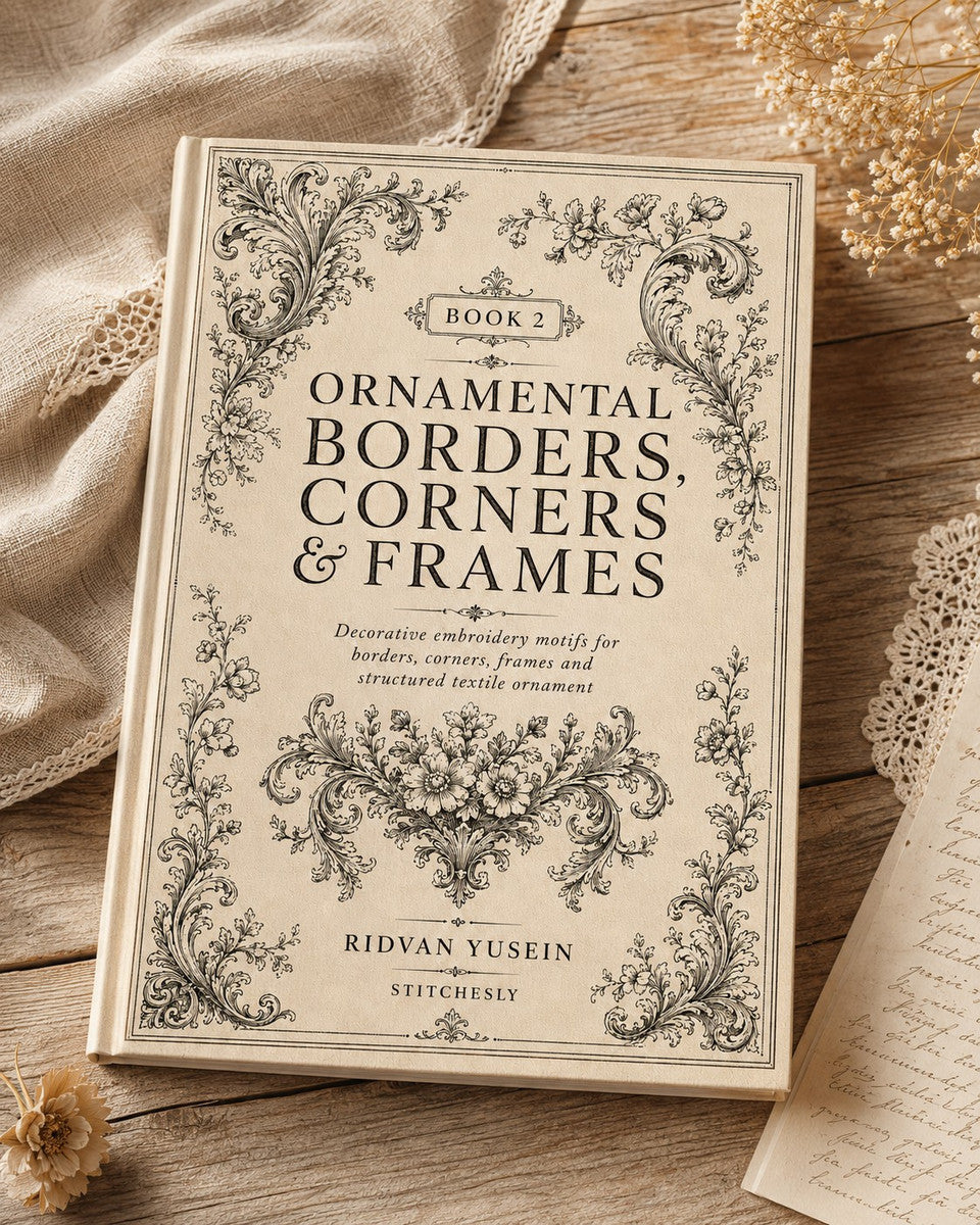 Ornamental Borders, Corners & Frames Book 2 Product Book 2 digital PDF embroidery design book - product image 30