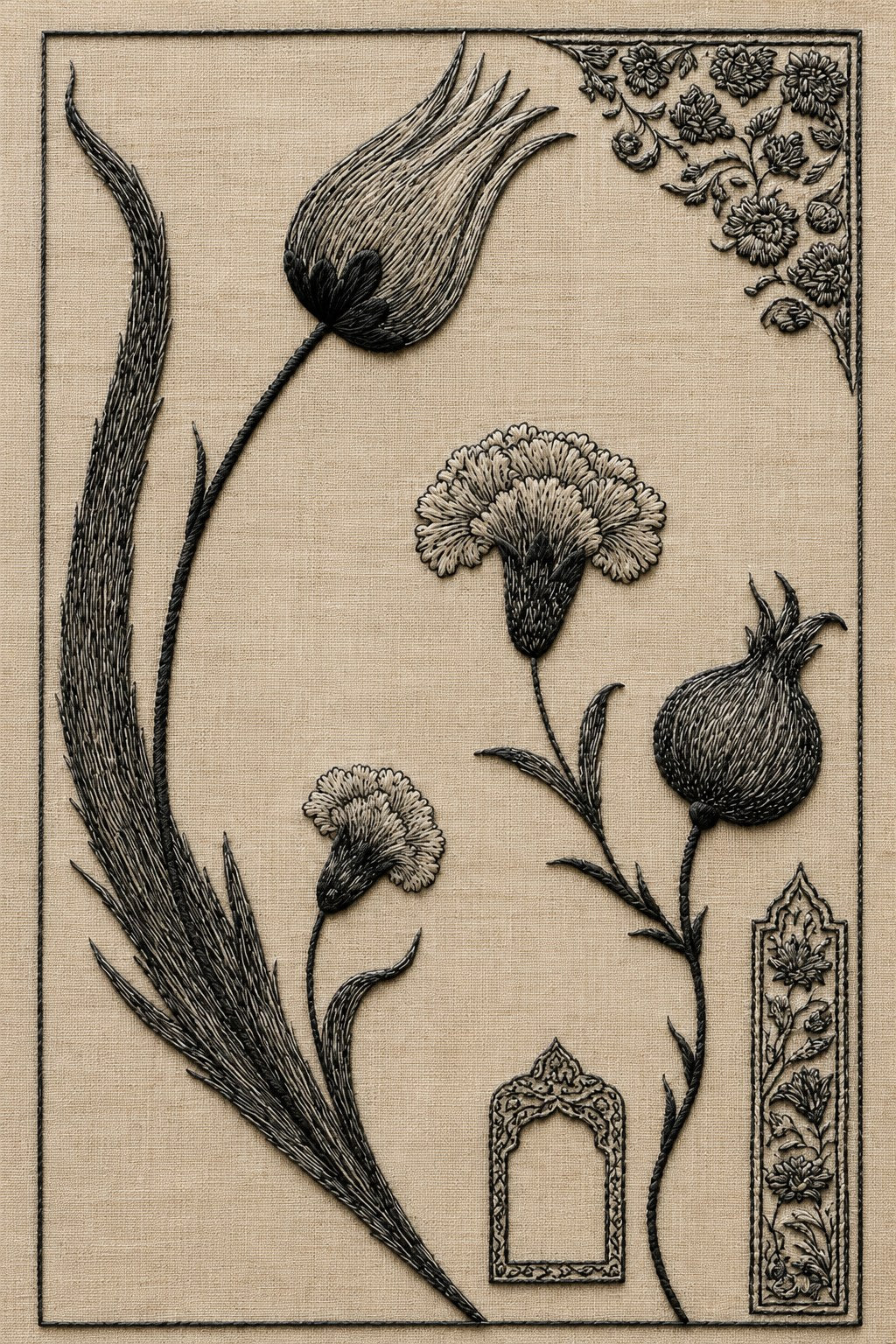 Digital PDF embroidery design bundle cover preview for European Folk & Northern Stitch Bundle 3, featuring curated embroidery patterns, motif library references and textile… - preview 17
