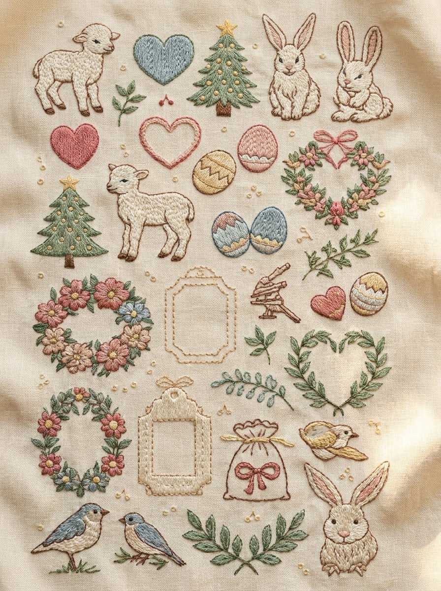 Outline Keepsake Motif Plate Backstitch from Backstitch & Outline Designs Book 2, a digital embroidery design reference for machine embroidery designs, embroidery patterns and embroidery design reference.