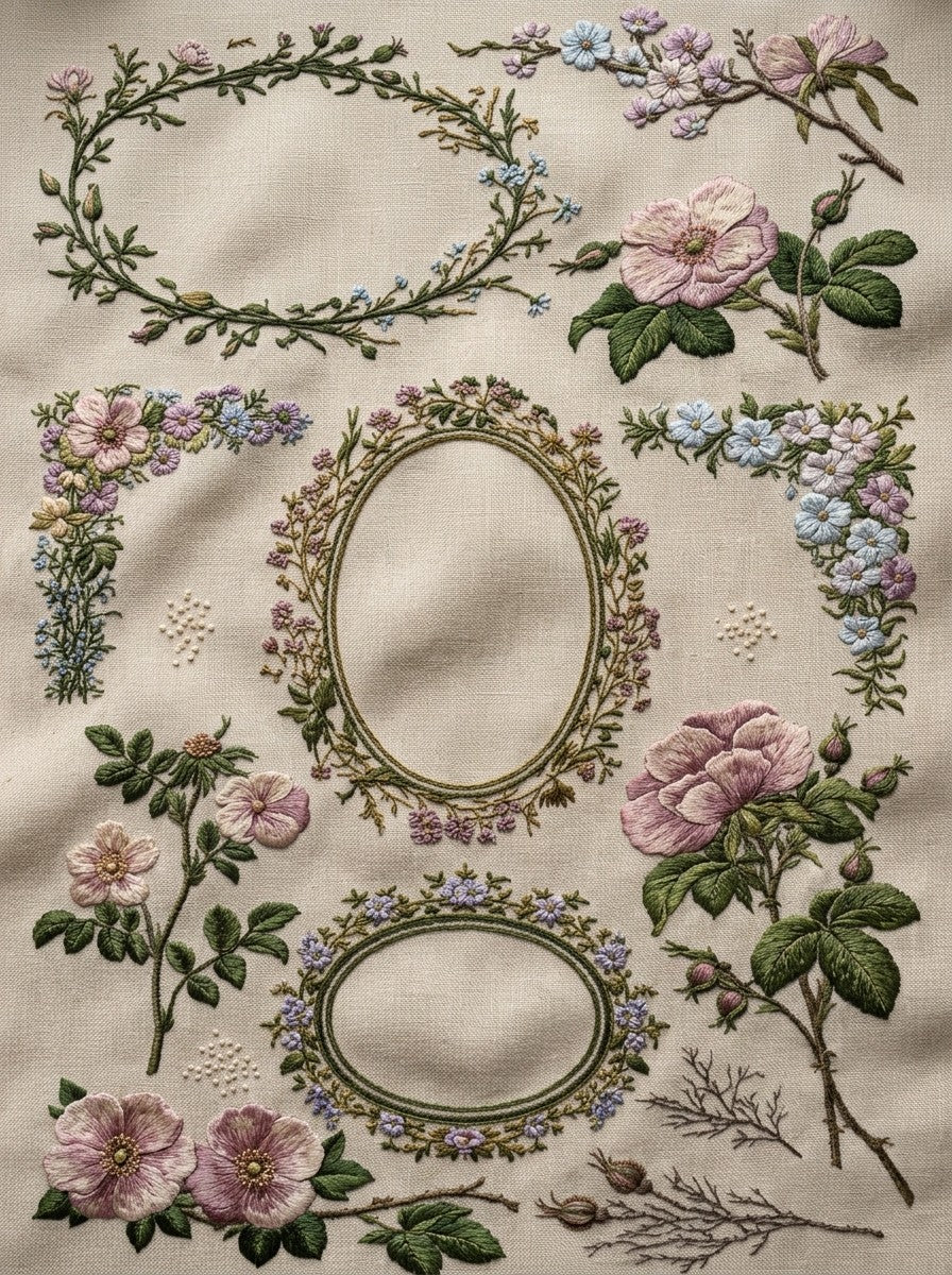 Victorian Sprig & Heirloom Botanicals Book 49 Product Book 2 digital PDF embroidery design book - product image 20