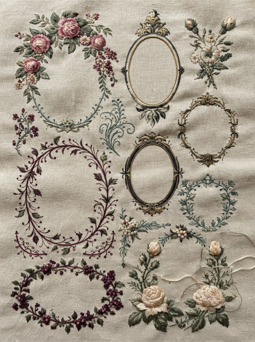 Victorian Sprig & Heirloom Botanicals Book 49 Product Book 3 digital PDF embroidery design book - product image 7