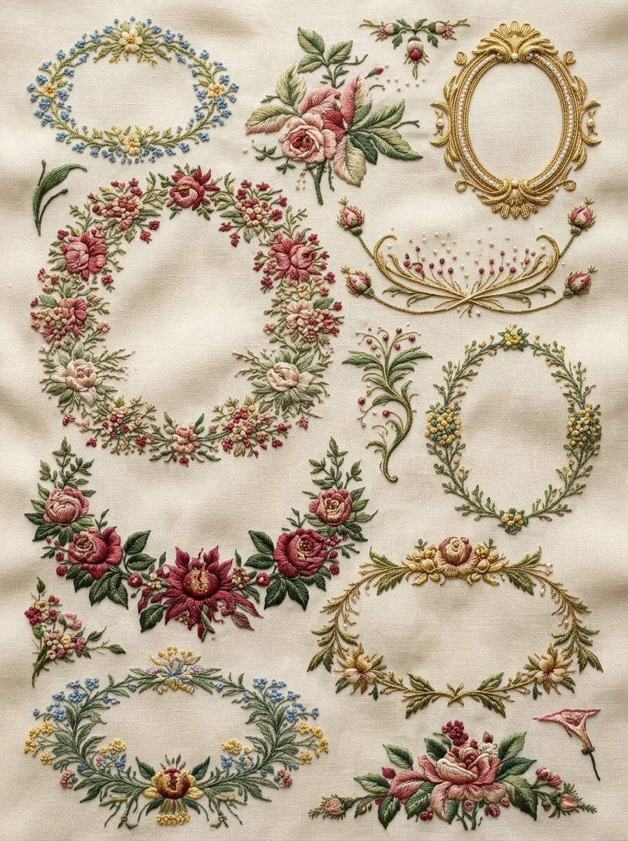 Victorian Sprig & Heirloom Botanicals Book 49 Product Book 2 digital PDF embroidery design book - product image 15