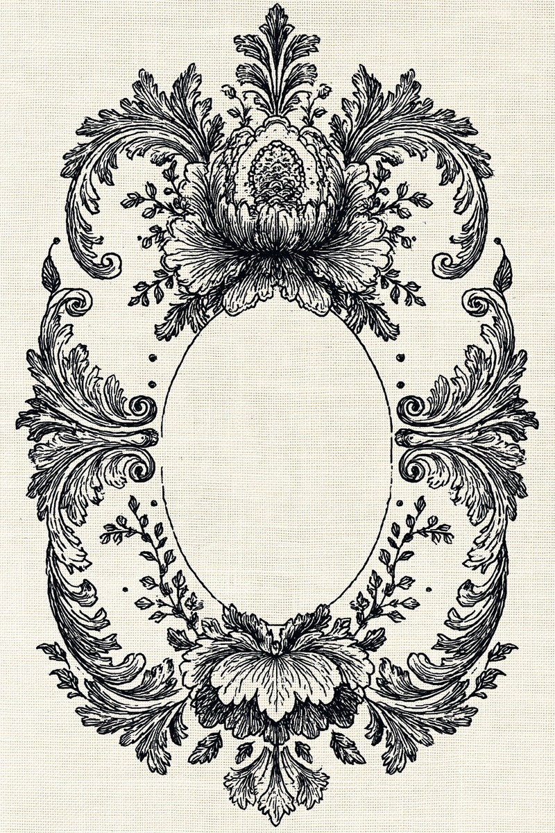 Oval Monogram Frame Kit Modular from Modular & Combine Friendly Embroidery Systems Book 1, a digital embroidery design reference for machine embroidery designs, embroidery patterns and frames and monogram spaces.