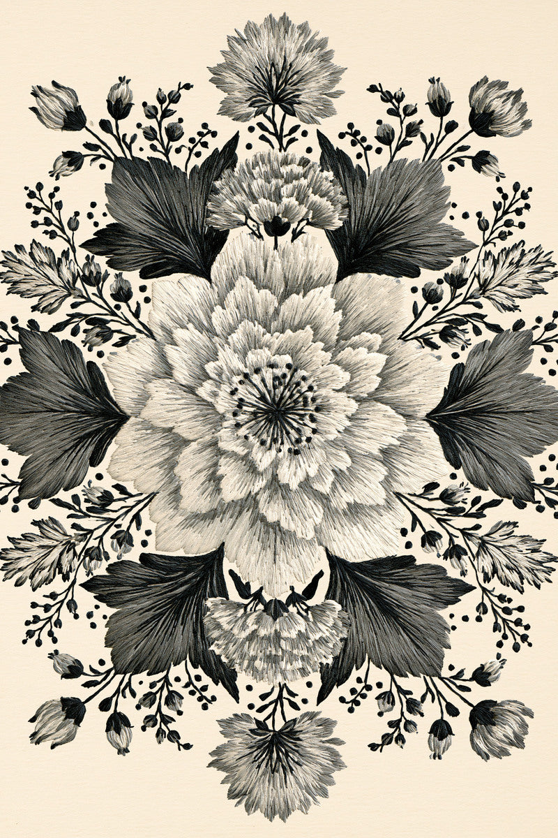 Oversized Home Textile Medallion Jumbo from Jumbo - Large Scale Designs Book 2, a digital embroidery design reference for machine embroidery designs, embroidery patterns and embroidery design reference.