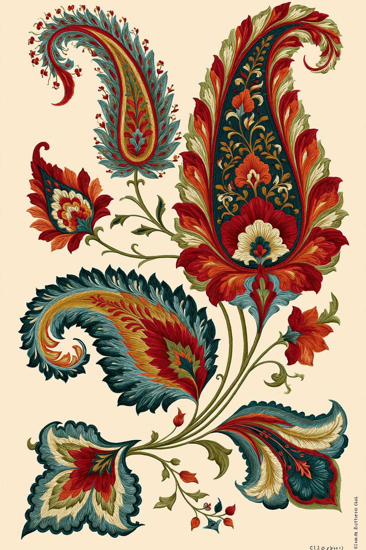 Digital PDF embroidery design bundle cover preview for Sacred, Renaissance & Eastern Ornament Bundle 1, featuring curated embroidery patterns, motif library references and… - preview 14