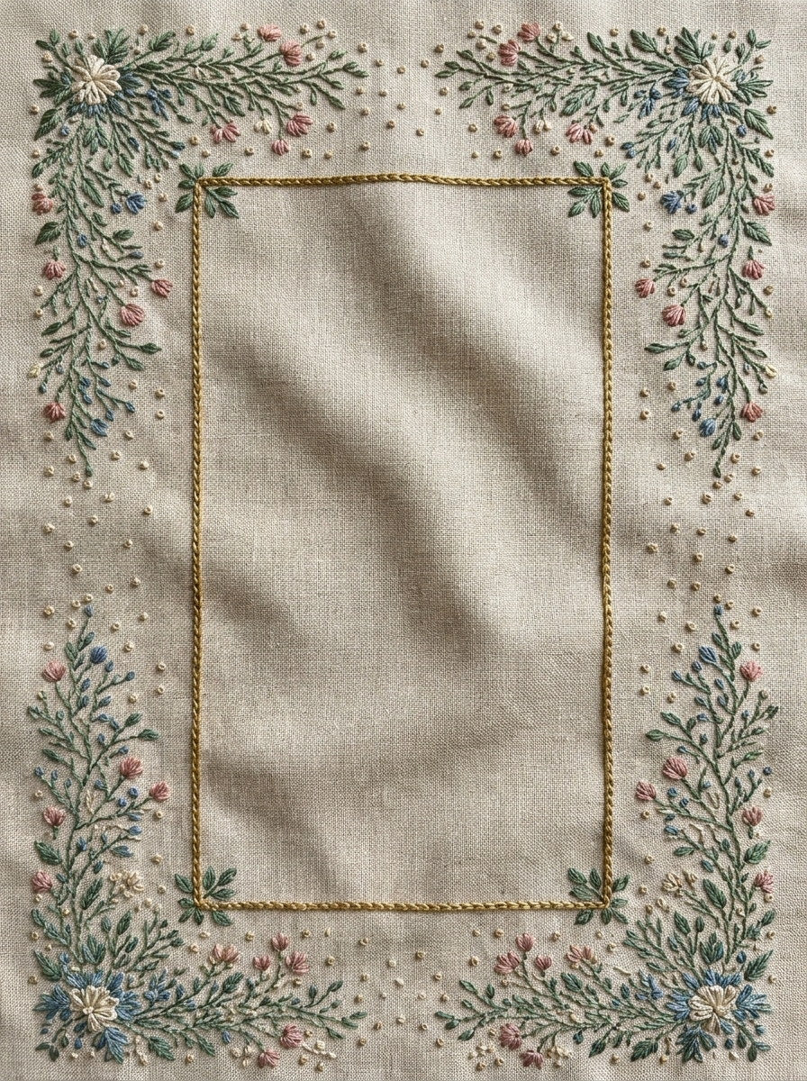 Pantry Style Embroidery Label Frame Png from Classic Frames & Borders Book 7, a digital embroidery design reference for machine embroidery designs, embroidery patterns and border and edge embroidery.