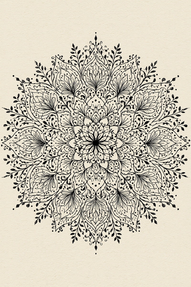 Persian Floral Rosette Mughal And from Mughal & Persian Garden Embroidery Book 3, a digital embroidery design reference for machine embroidery designs, embroidery patterns and botanical and floral embroidery.