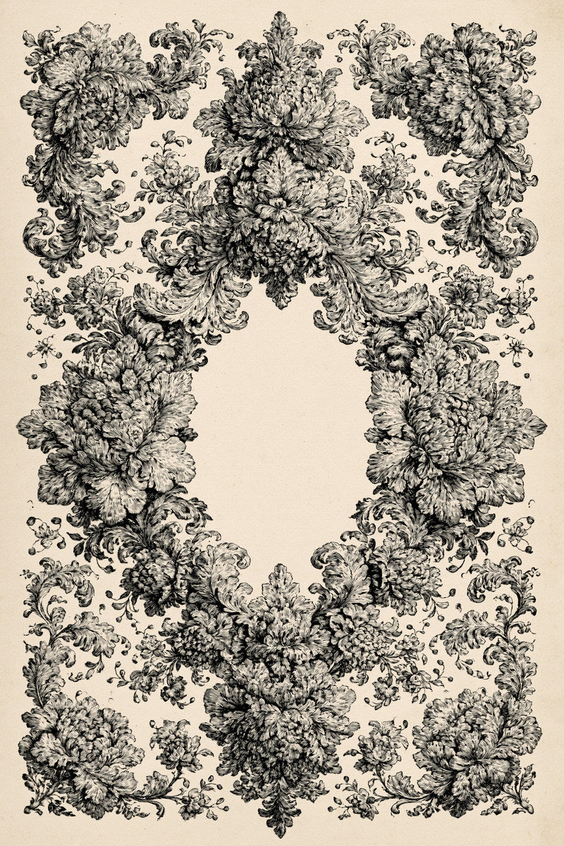 Petal Border And Frame Library from Neo Baroque Petal Forms Book 1, a digital embroidery design reference for machine embroidery designs, embroidery patterns and border and edge embroidery.