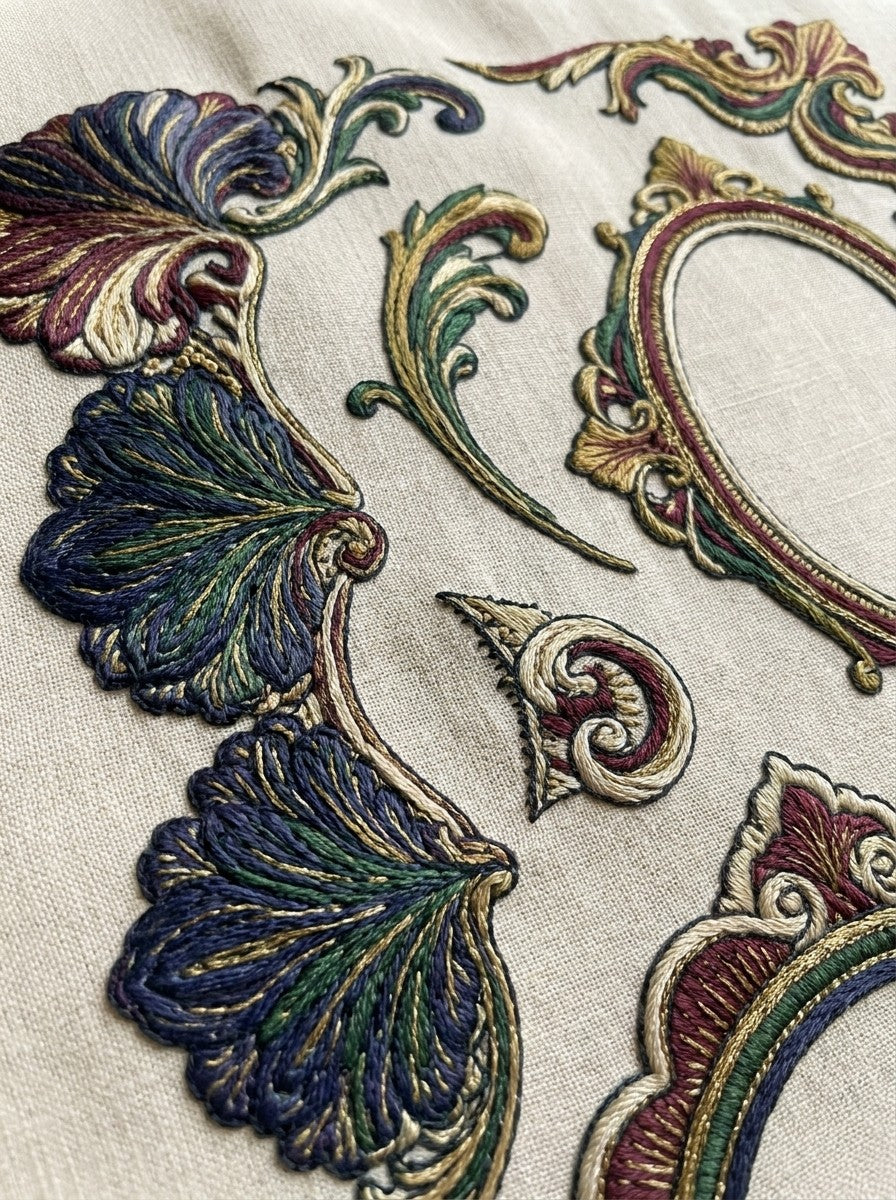 Neo Baroque Petal Forms Book 42 Product Book 2 digital PDF embroidery design book - product image 23