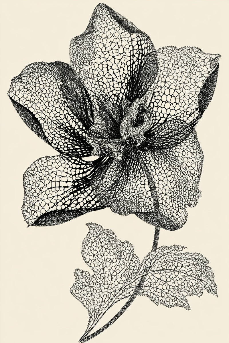 Petal Lace Single Flower from Lace Embroidery & Broderie Designs Book 3, a digital embroidery design reference for machine embroidery designs, embroidery patterns and lace and broderie details.