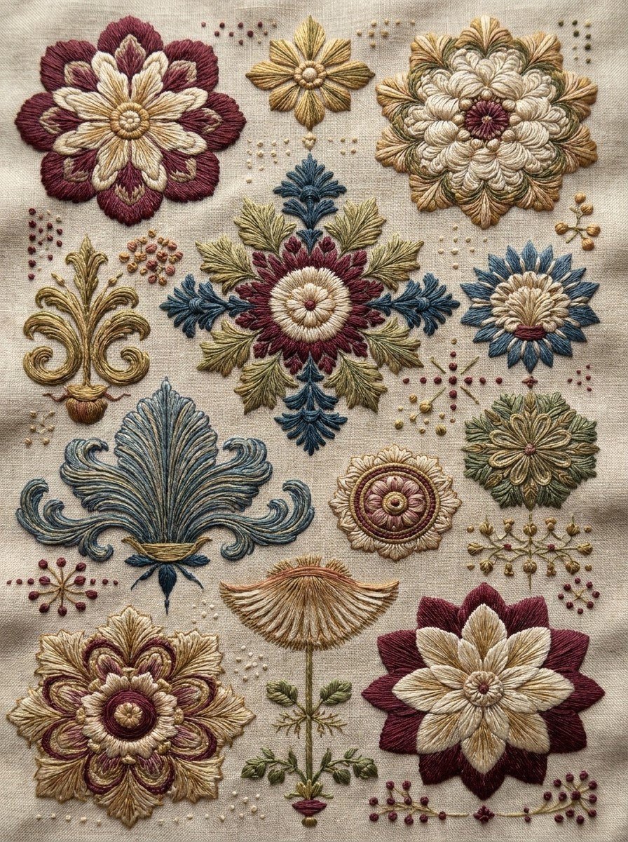 Neo Baroque Petal Forms Book 42 Product Book 2 digital PDF embroidery design book - product image 27