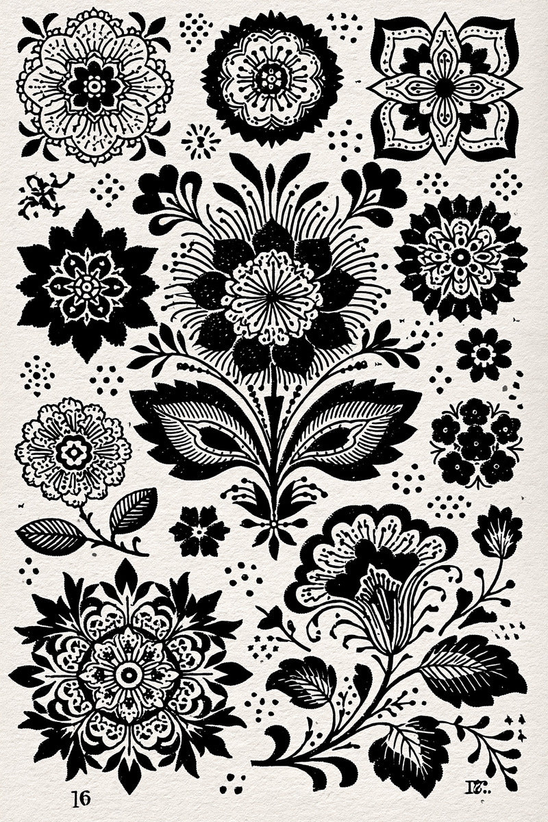 Pillow And Garment Appliqu Library 02 from Appliqué Compatible Designs Book 2, a digital embroidery design reference for machine embroidery designs, embroidery patterns and garment placement ideas.
