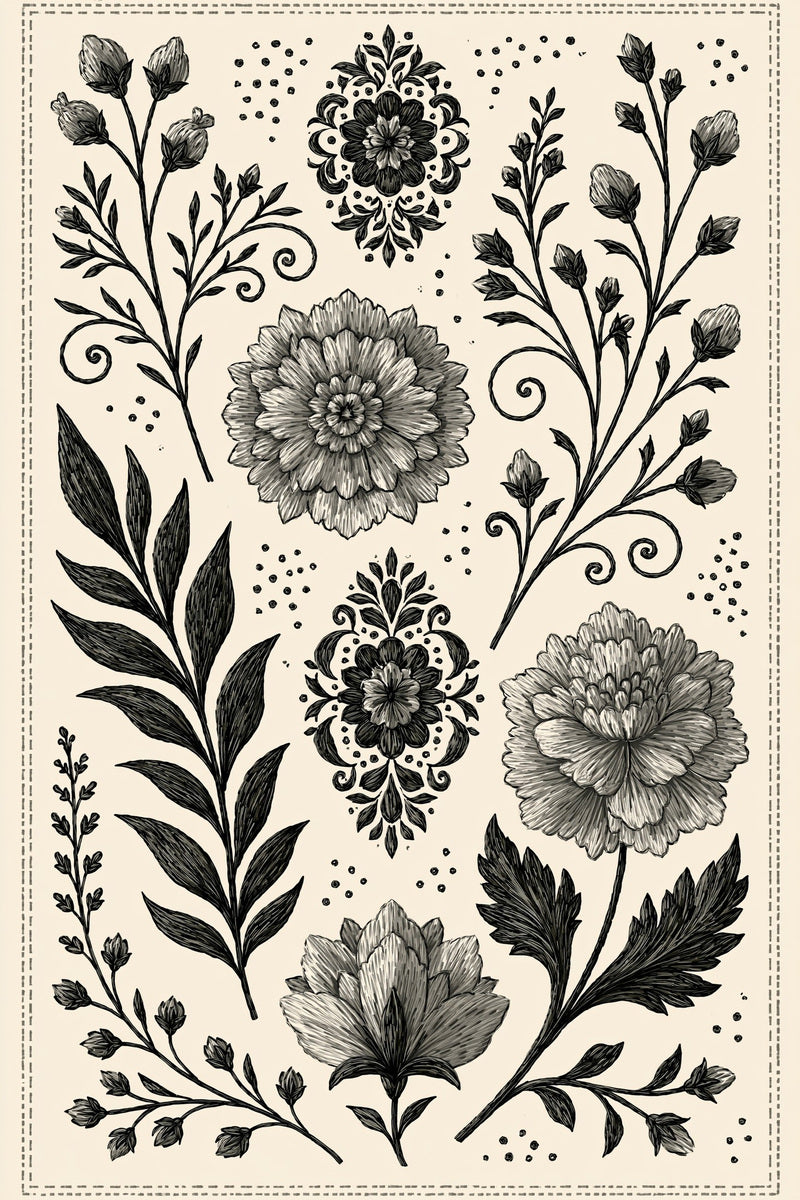 Pillow Covers & Home Decor Embroidery Book 28 Product Book 4 digital PDF embroidery design book - sample plate / motif preview 9