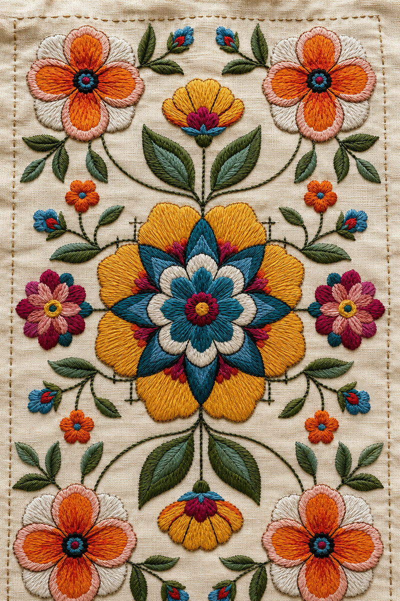 Pillow Cover Modular Placement Kit 1 from Modular & Combine Friendly Embroidery Systems Book 3, a digital embroidery design reference for machine embroidery designs, embroidery patterns and lace and broderie details.