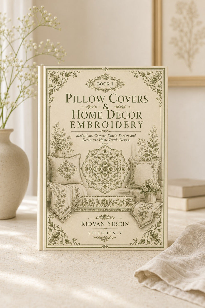 Pillow Covers & Home Decor Embroidery Book 28 Product Book 1 digital PDF embroidery design book - main cover / hero image 4
