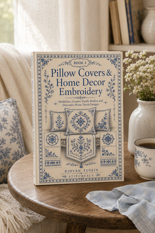 Pillow Covers & Home Decor Embroidery Book 28 Product Book 3 digital PDF embroidery design book - main cover / hero image 6