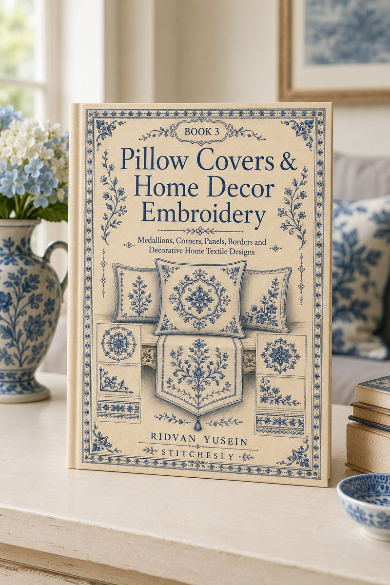 Pillow Covers & Home Decor Embroidery Book 28 Product Book 3 digital PDF embroidery design book - main cover / hero image 7