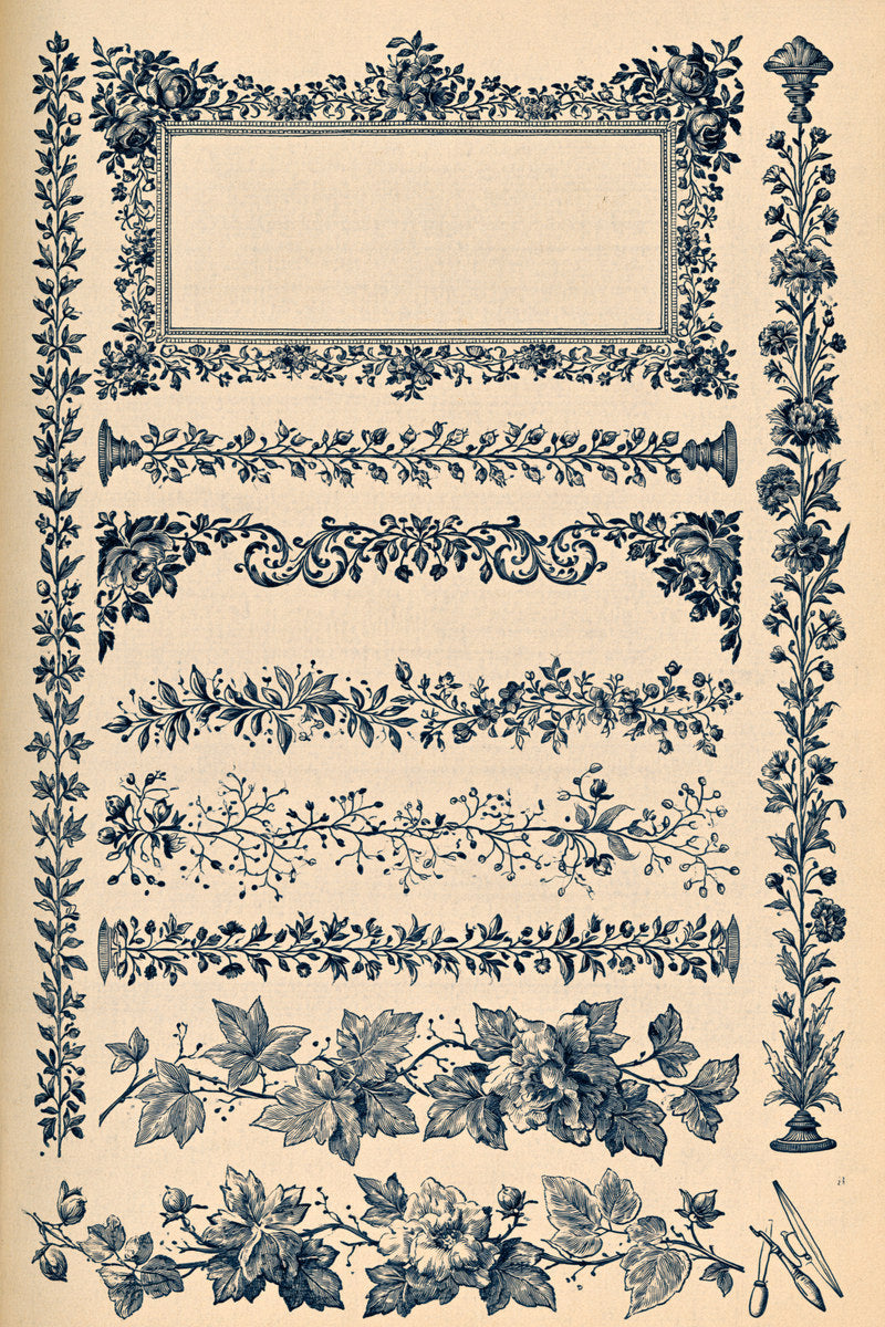 Pillow Frames Home Textile Borders from Classic Frames & Borders Book 3, a digital embroidery design reference for machine embroidery designs, embroidery patterns and border and edge embroidery.