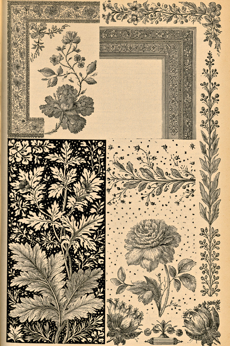 Pillow Frames Home Textile Borders from Classic Frames & Borders Book 8, a digital embroidery design reference for machine embroidery designs, embroidery patterns and border and edge embroidery.