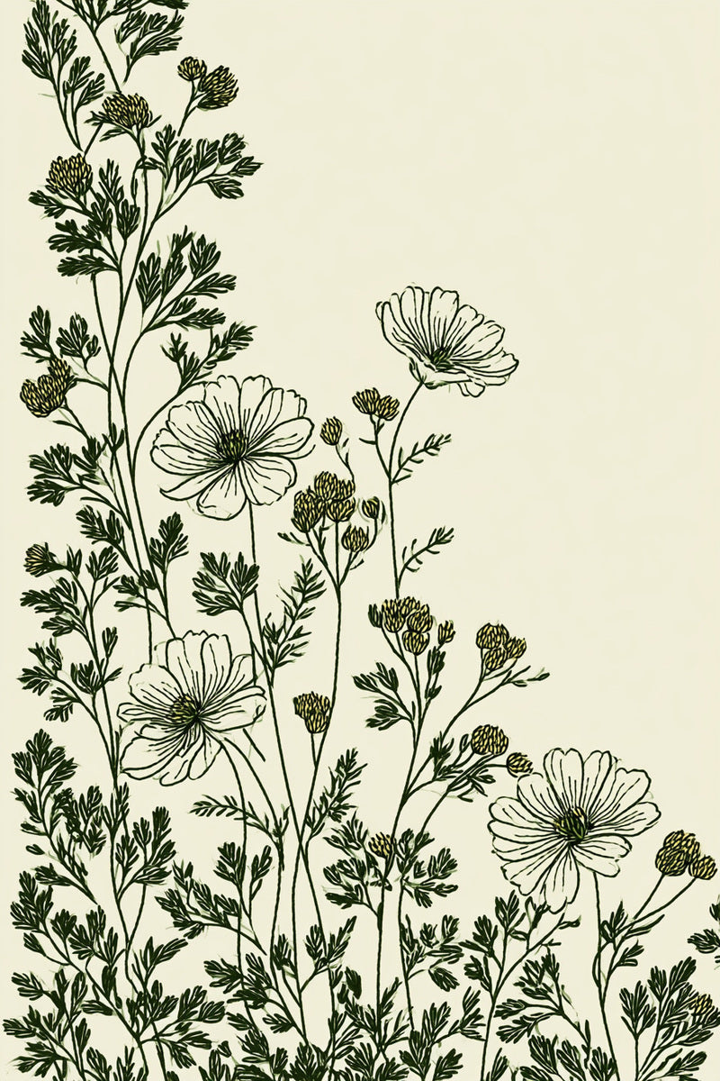 Placement Designs from Botanical Embroidery Designs Book 1, a digital embroidery design reference for machine embroidery designs, embroidery patterns and lace and broderie details.