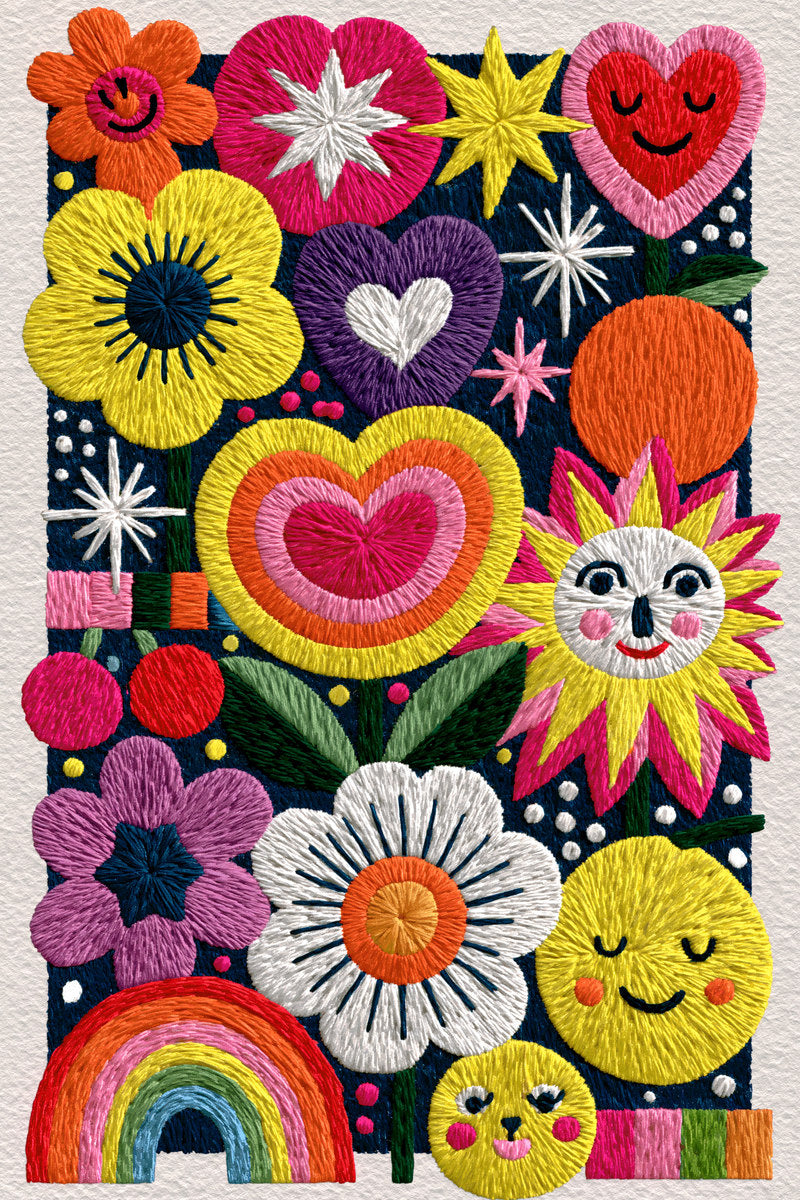 Playful Small Goods Patch Plate from Color Pop Patches & Playful Motifs Book 5, a digital embroidery design reference for machine embroidery designs, embroidery patterns and small motif and accent designs.