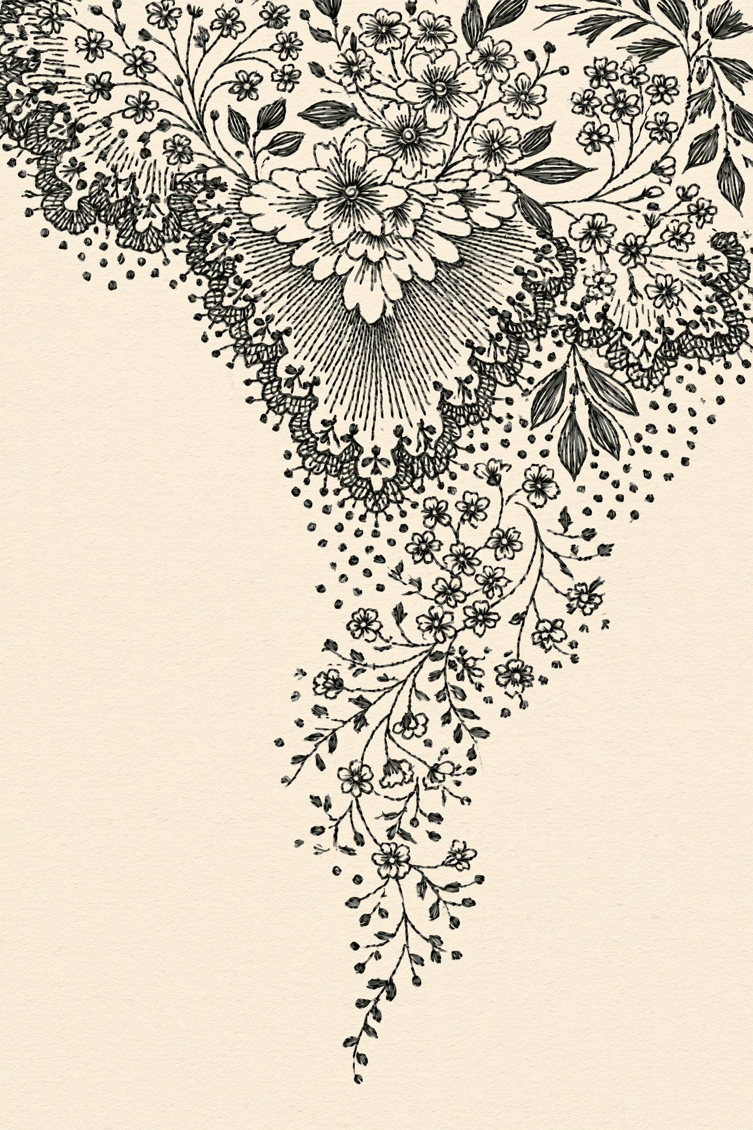 Digital PDF embroidery design bundle cover preview for Garment & Linen Placement Bundle 3, featuring curated embroidery patterns, motif library references and textile design… - preview 12