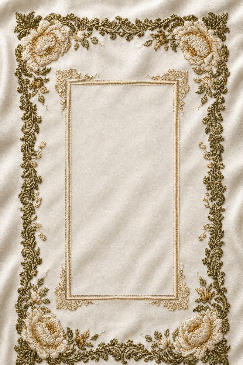 Rectangular Label Frame Kit Modular 1 from Modular & Combine Friendly Embroidery Systems Book 4, a digital embroidery design reference for machine embroidery designs, embroidery patterns and frames and monogram spaces.