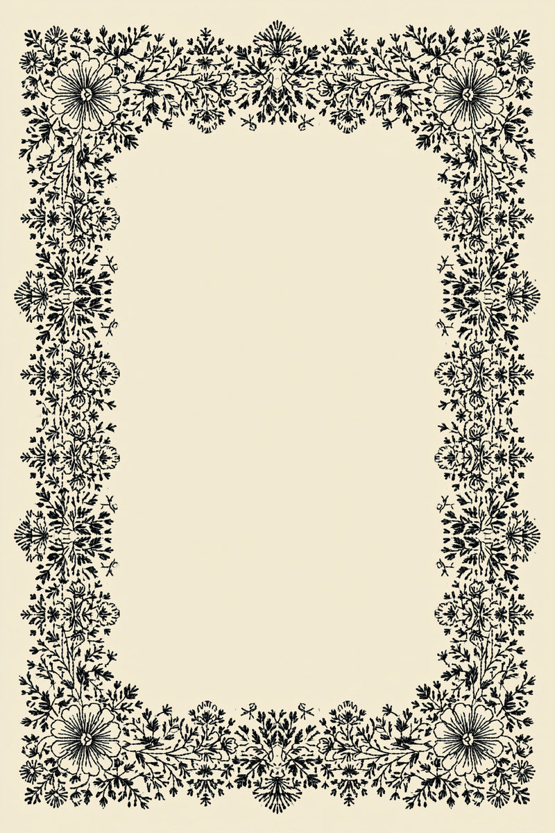 Rectangular Label Frame Kit Modular from Modular & Combine Friendly Embroidery Systems - Book 2, a machine embroidery design reference.