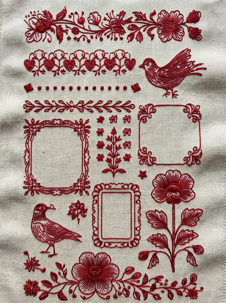 Redwork Embroidery Collection Book 31 Product Book 4 digital PDF embroidery design book - product image 27