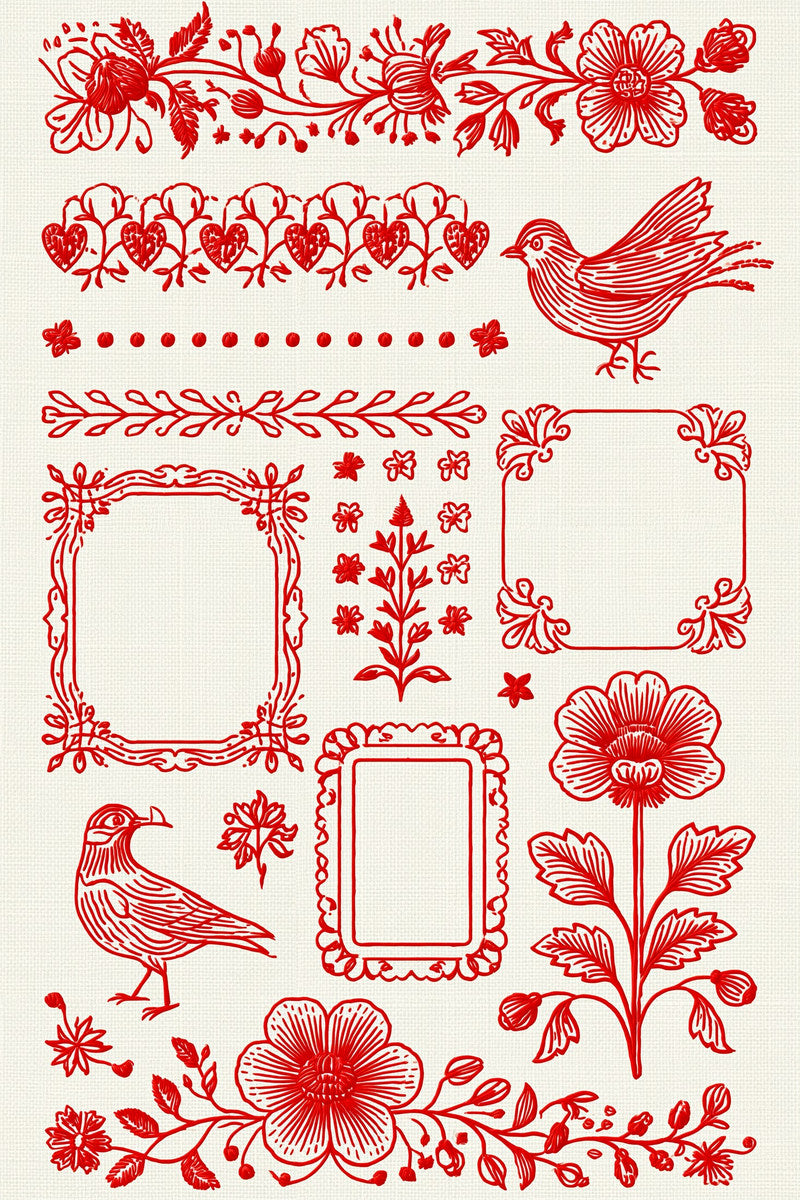 Redwork Embroidery Collection Book 31 Product Book 4 digital PDF embroidery design book - product image 26