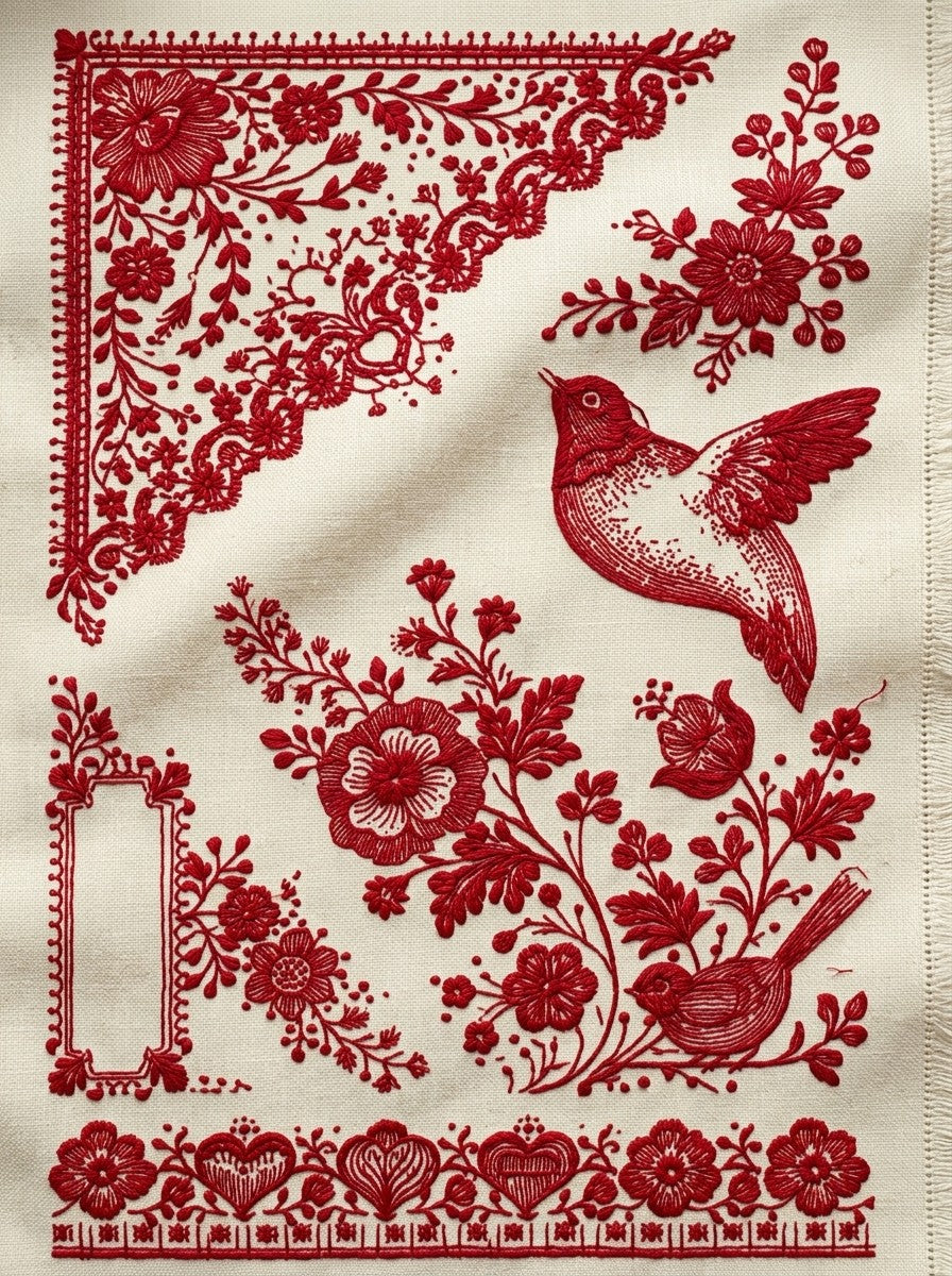 Redwork Embroidery Collection Book 31 Product Book 1 digital PDF embroidery design book - product image 22