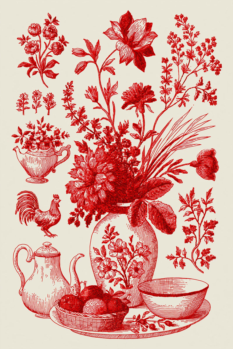 Vintage Cross Stitch & Redwork Library Book 18 Product Book 1 digital PDF embroidery design book - sample plate / motif preview 4