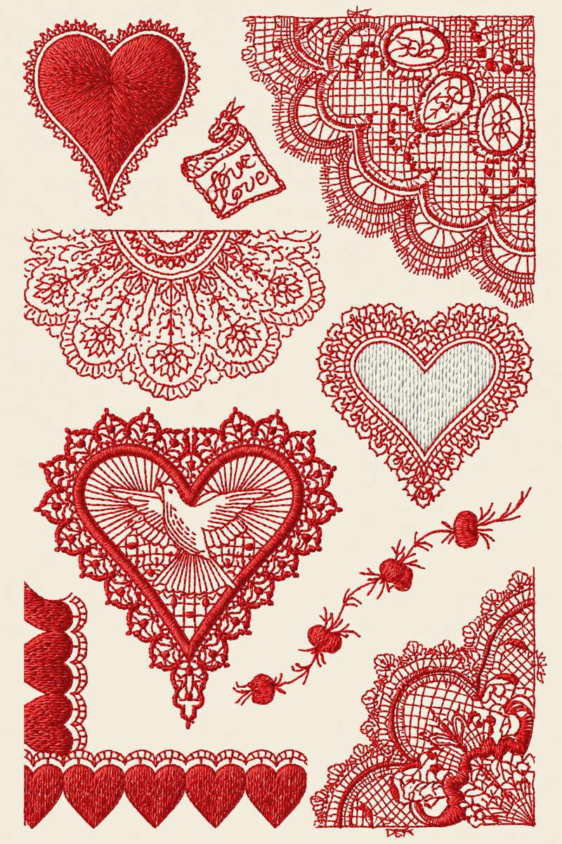Valentine’s Day Embroidery Book 26 Product Book 3 digital PDF embroidery design book - product image 20