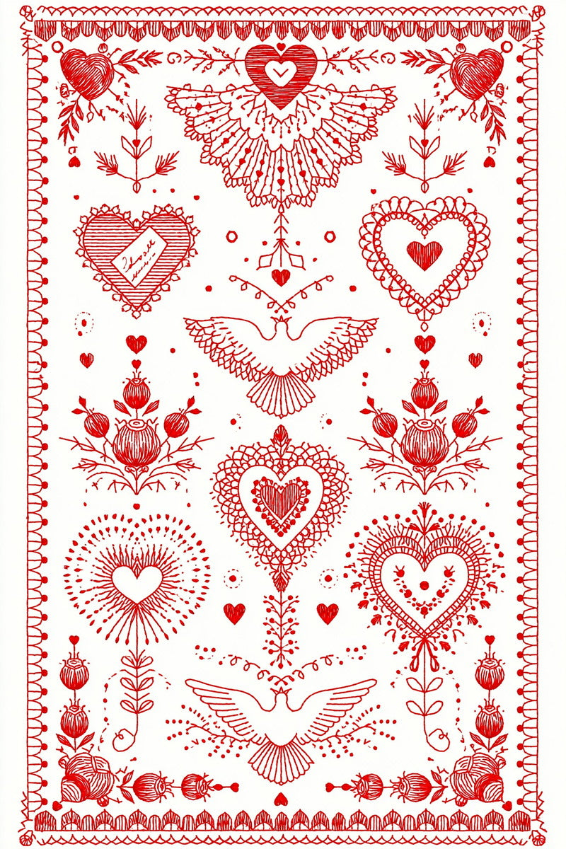 Valentine’s Day Embroidery Book 26 Product Book 1 digital PDF embroidery design book - product image 25