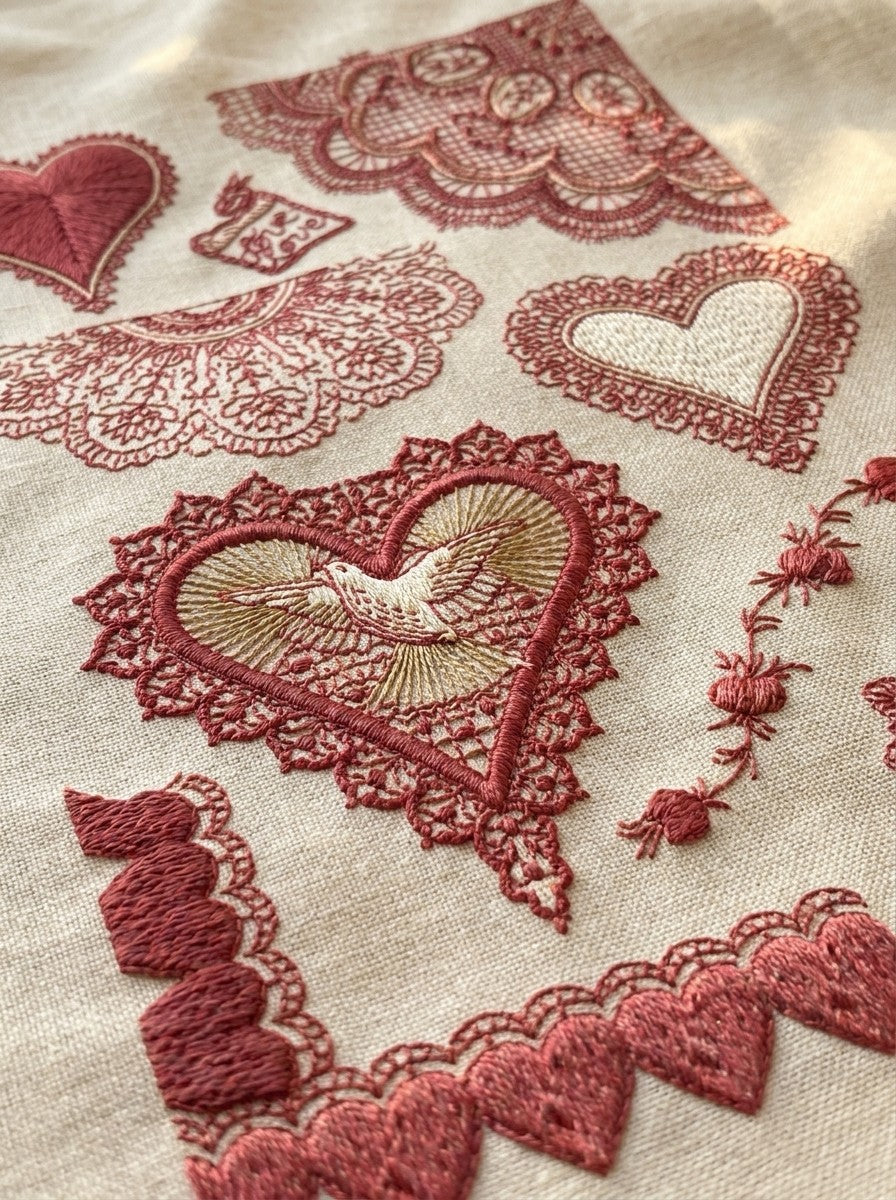 Valentine’s Day Embroidery Book 26 Product Book 3 digital PDF embroidery design book - product image 19