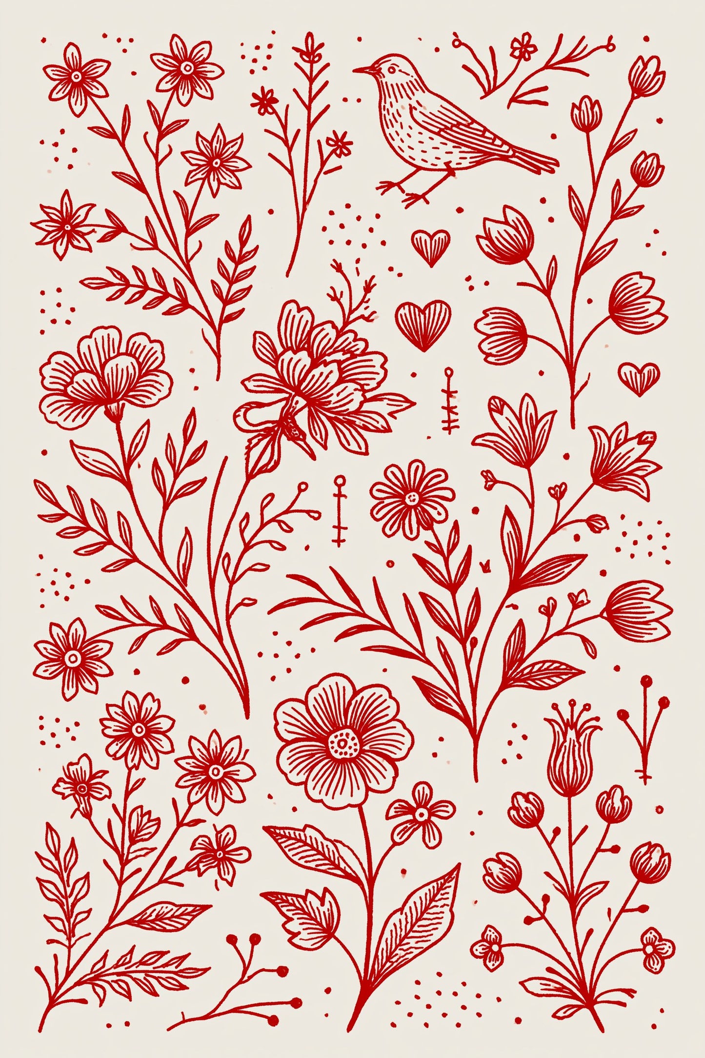 Digital PDF embroidery design bundle cover preview for Monochrome Stitch Language Bundle 4, featuring curated embroidery patterns, motif library references and textile design… - preview 17