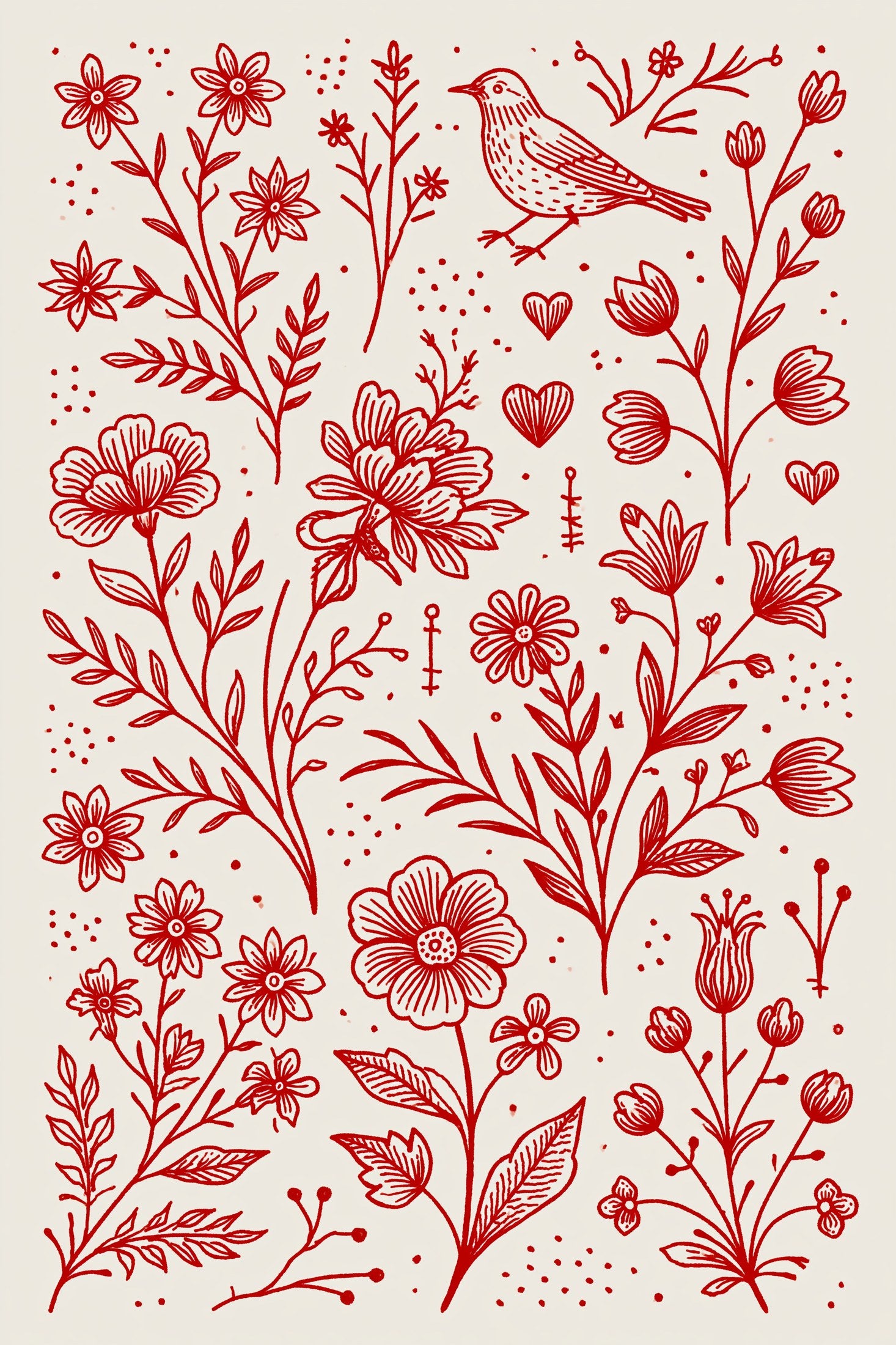 Digital PDF embroidery design bundle cover preview for Monochrome Stitch Language Bundle 4, featuring curated embroidery patterns, motif library references and textile design… - preview 17