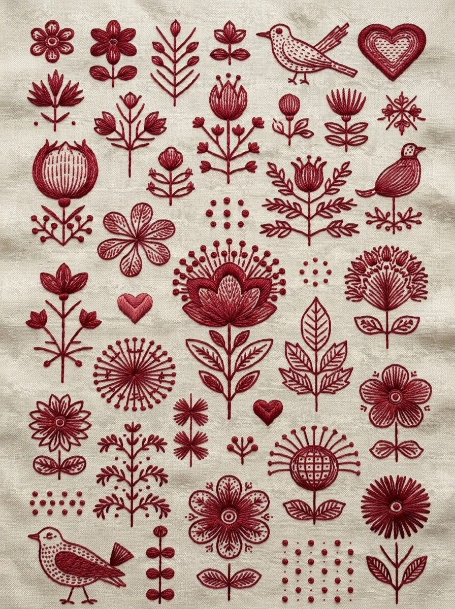 Redwork Embroidery Collection Book 31 Product Book 1 digital PDF embroidery design book - product image 26