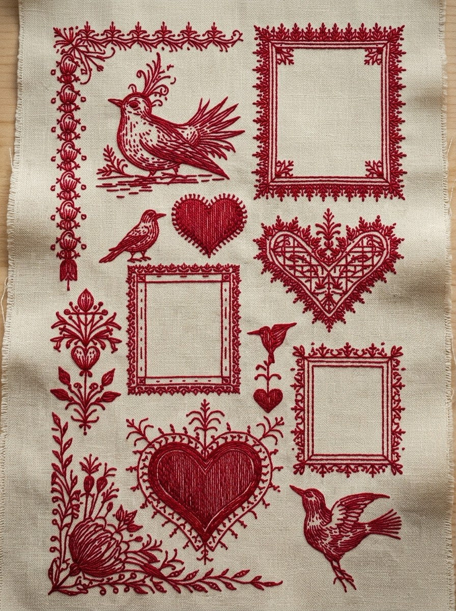 Redwork Embroidery Collection Book 31 Product Book 1 digital PDF embroidery design book - product image 27