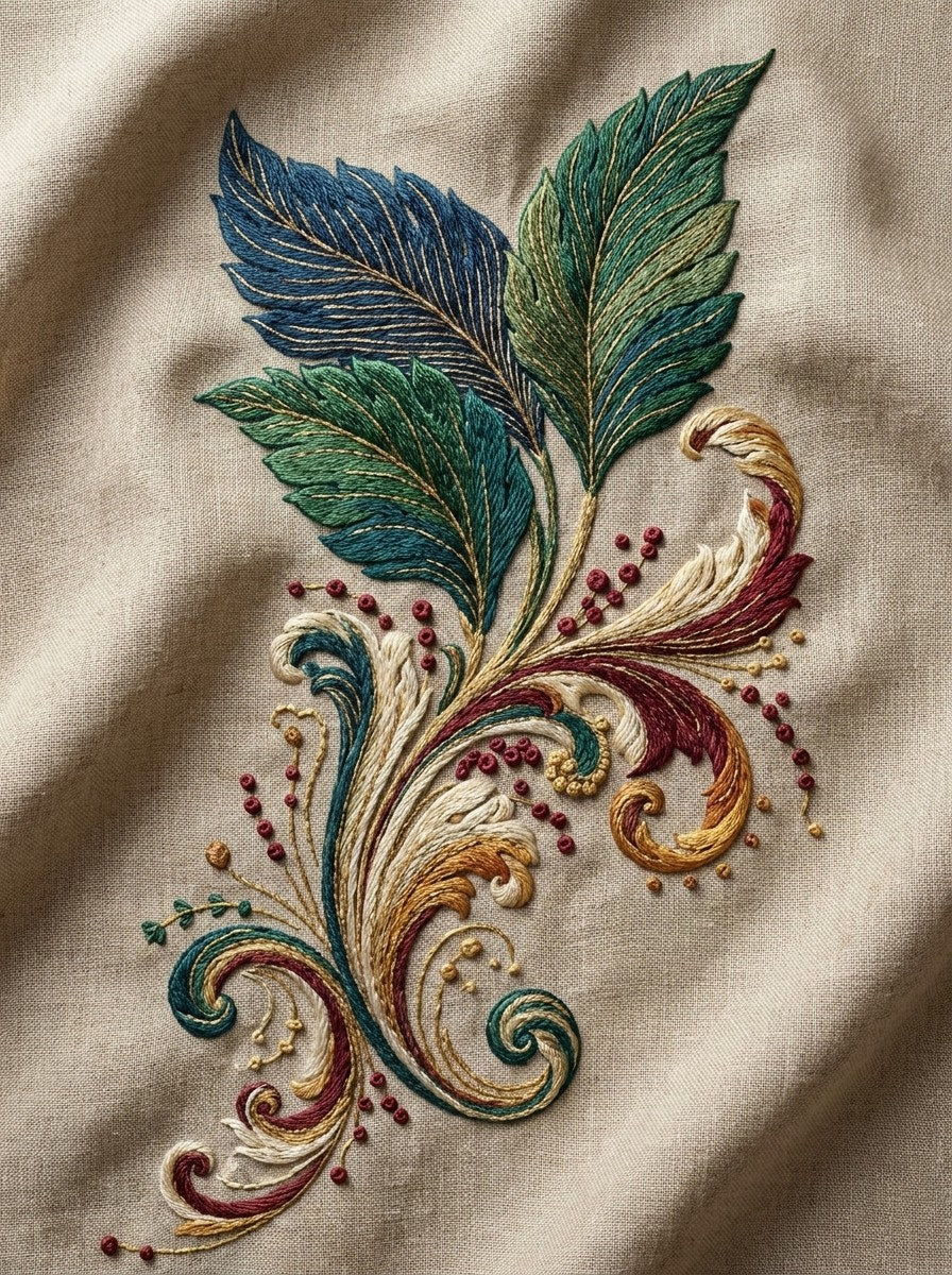 Renaissance Hand Embroidery Book 19 Product Book 6 digital PDF embroidery design book - main cover / hero image 5