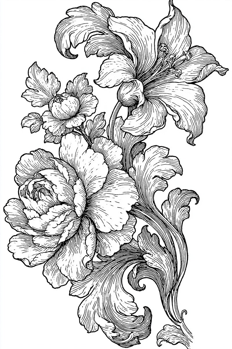 Renaissance Hand Embroidery Book 19 Product Book 2 digital PDF embroidery design book - main cover / hero image 4