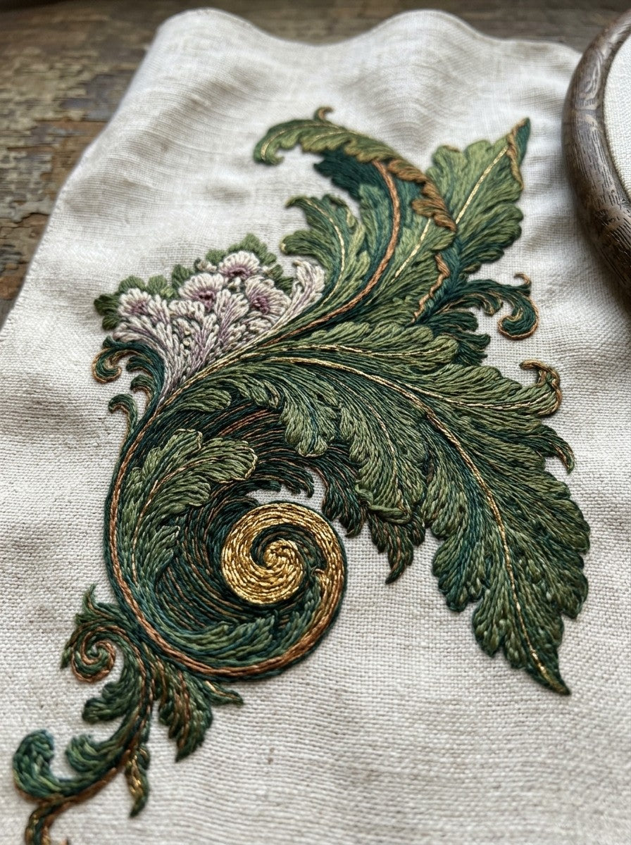 Renaissance Hand Embroidery Book 19 Product Book 3 digital PDF embroidery design book - sample plate / motif preview 7