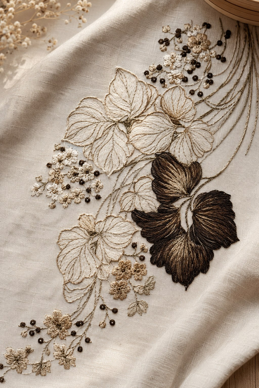 Digital PDF embroidery design bundle cover preview for Botanical Garden Archive Bundle 2, featuring curated embroidery patterns, motif library references and textile design… - preview 22