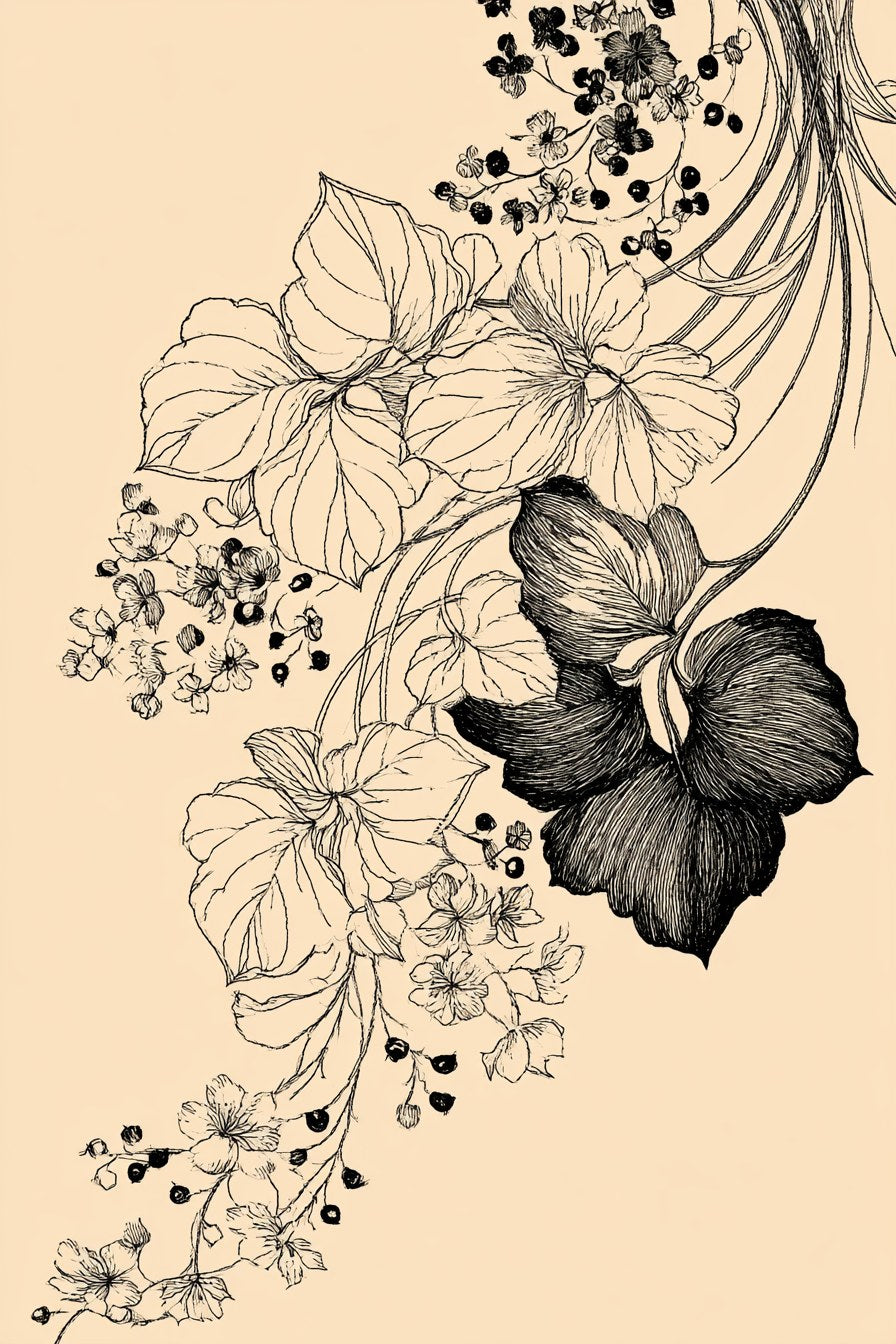 Digital PDF embroidery design bundle cover preview for Botanical Garden Archive Bundle 2, featuring curated embroidery patterns, motif library references and textile design… - preview 19